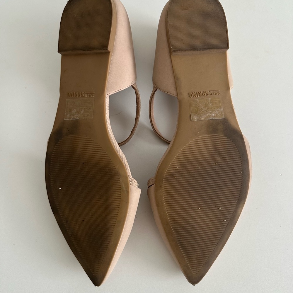 Call It Spring Beige Flats with Straps - Picture 5 of 7